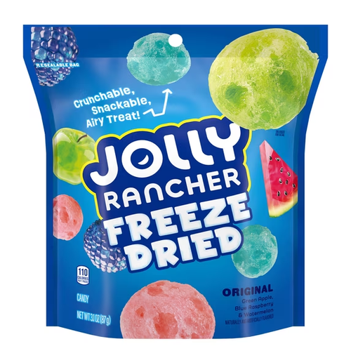 JOLLY RANCHER Freeze Dried Original Fruit Flavored Candy Bag, 3.1 oz ...