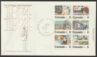 Canada #639a, Letter Carrier Service, LR PB, Official First Day Cover, FDC 1974