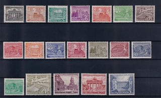 [M191949] Berlin N°42/60 Architecture 1949 MH Mi € 200 00 MIX