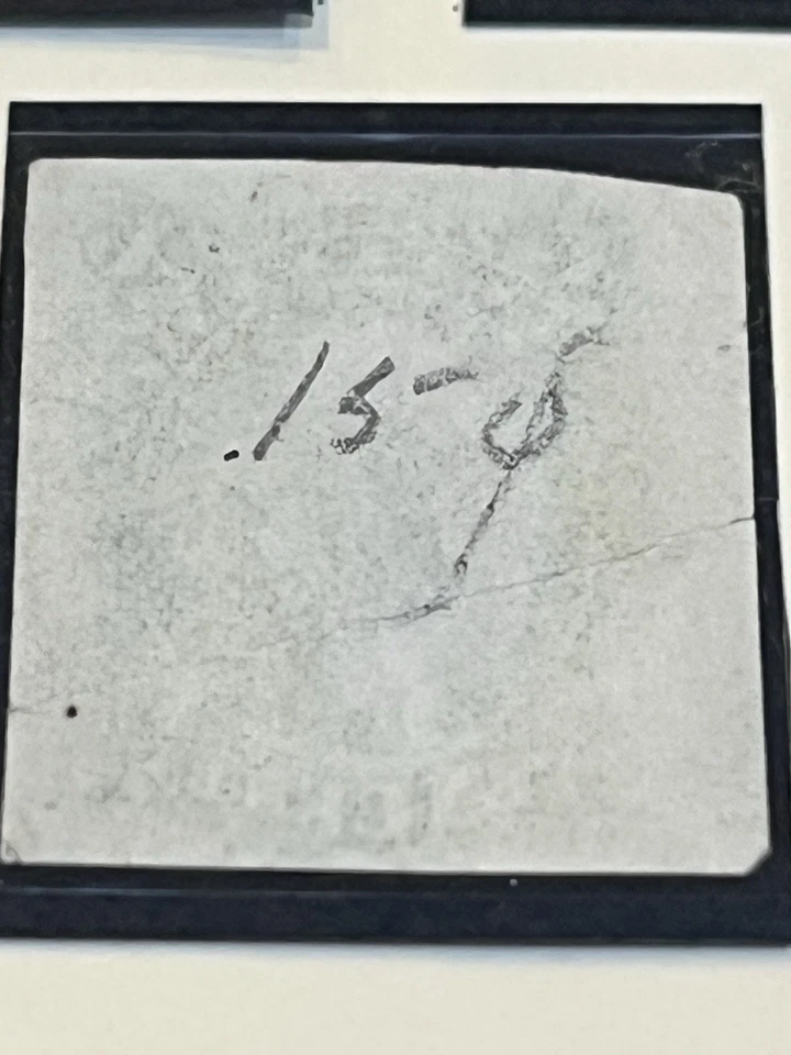 EE. UU. 13 10c Washington Verde Tipo I Márgenes Jumbo Desgarro Reparado, Clásico Foto 2 de 2