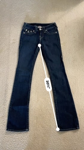 True Religion Jeans Damen Hi-Rise Boot Größe 24 MADE IN USA - Bild 8 von 8