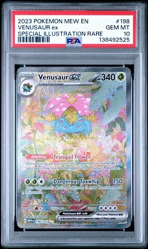 New Listing2023 Pokemon SV 151 Venusaur ex Special Illustration Rare #198/165 PSA 10