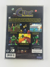 Croc: Legend of the Gobbos (Sega Saturn, 1997) Complete w/ Manual & Registration
