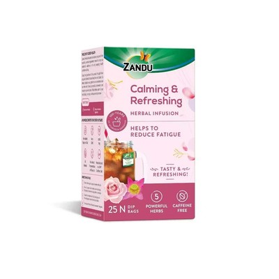 Zandu Calming & Refreshing Herbal Infusion 25 Tea bags