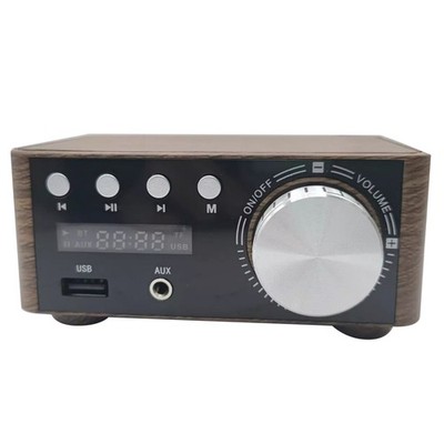 DC 9V-24V 80W+80W Bluetooth 5.0 Class D Stereo HiFi Mini Audio Amplifier ww