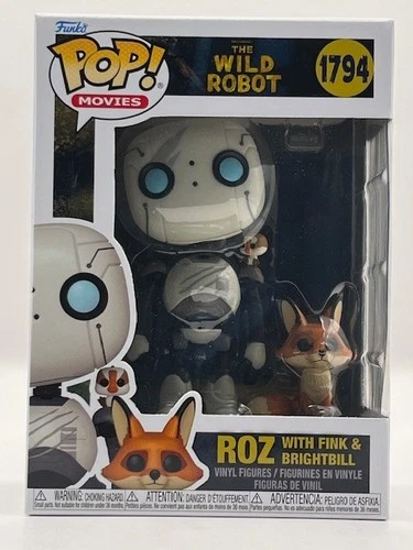 Funko POP!  Movies The Wild Robot Roz With Fink & Brightbill 1794