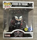 Funko Pop! Deluxe Marvel Venom on Throne #965 Glow Pop In A Box Exclusive