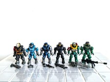 Mega Bloks Halo Noble Team lot (customized br...