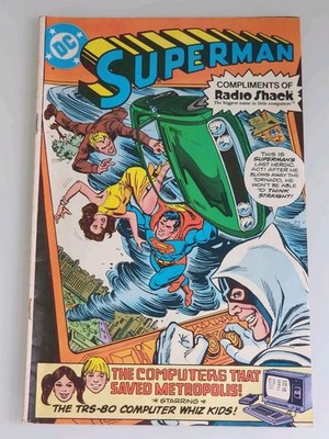 Superman Radio Shack TRS-80 Promo Comic  Computers That Saved Metropolis 