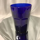 Vintage Libbey Gibraltar Cobalt Blue 5” Tumbler Glass 8 Paneled