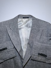 Suit Supply Washington Drago Peak 38L Ice Linen Tollegno 1900 Blazer Sport Coat