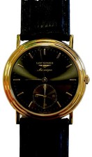 Longines Mechanik Gold 18k 750 NOS 24 Monate Internationale Garantie Selten