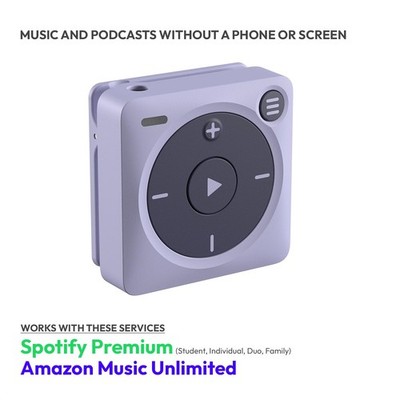 Mighty 3 本体 ポータブル音楽プレーヤー Gray Mighty 3 Spotify Amazon Music Player 2026 Edition – Portable