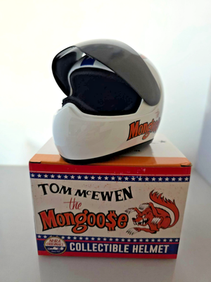 Tom “Mongoose” McEwen NHRA Mini Helmet NIB Limited Edition Drag