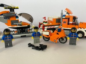 LEGO City #7686 Helicopter Transporter, Complete,  Retired set, READ DESCRIPTION