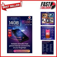 Vodafone Data SIM Card – Love Mobile Data International multi-network 4G/5G P...