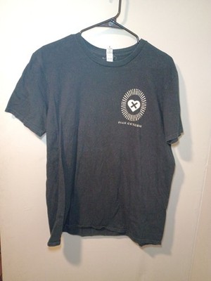 Rare Blue October Large Black I Used to Fall But now I get back Up Band Tshirt 