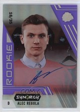 2020-21 Upper Deck Synergy Rookie Auto Purple /35 Alec Regula #83 Auto 1q2