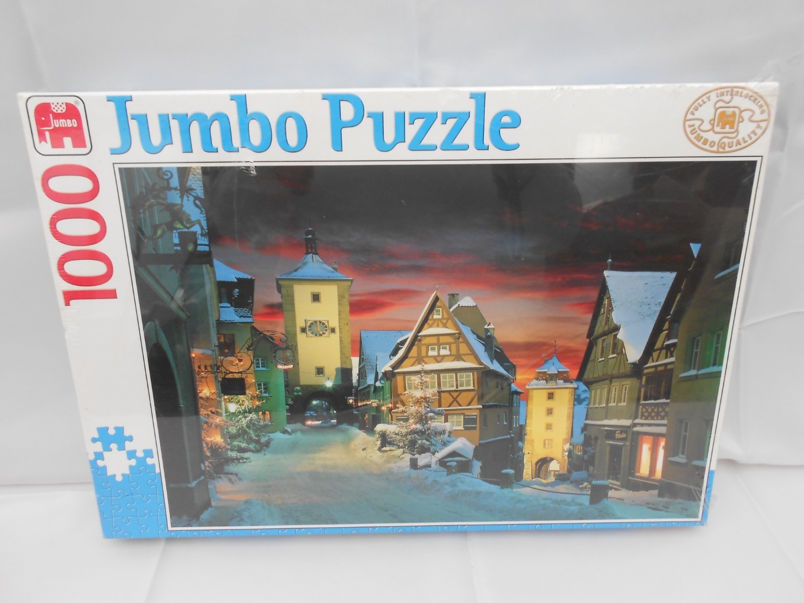 jumbo 1000 Piece Jigsaw Rothenburg ob der tauber deutschland Vintage new &Sealed