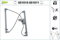 Fensterheber Valeo 851810 FüR CitroËN C4 Spacetourer Picasso 2 Puretech 110 130