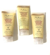 SheaMoisture Jamaican Black Castor Oil Treatment Masque Dry Hair 3 Sealed Tubes
