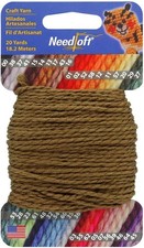 Needloft Plastic Canvas Yarn, 20 yards - Cinnamon
