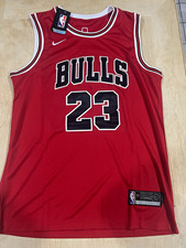Michael Jordan #23 Chicago Bulls NBA Basketball Jersey Red/Black/White Mens 52