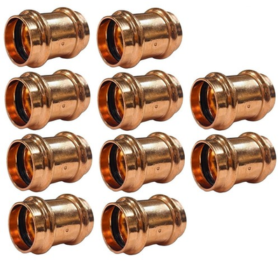 #ad EZ FLUID Plumbing Heavy Duty 1 2 Press x Press LF Copper Press Coupling Pressure $34.12