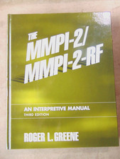MMPI-2/MMPI-2-RF An Interpretive Manual 3rd Edition by Roger L Greene 2011 HB