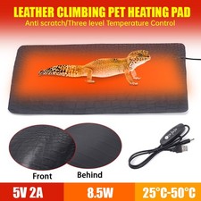 Waterproof Electric Heating Pad Heater Warmer Mat Bed For Pet Dog Cat Leather