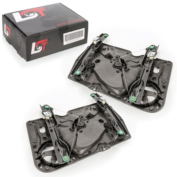 2X Elektrischer Fensterheber Platte Vorne Links Rechts FüR VW Golf VI 6 2-TüRer-image