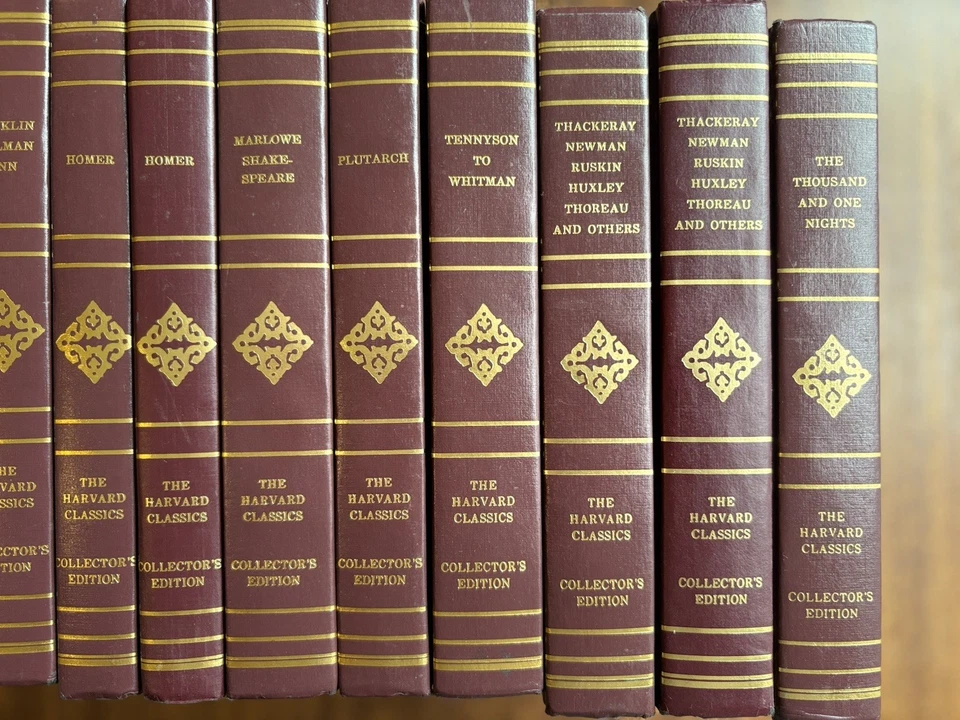 Harvard Classics 1991 - CHOOSE Your Volumes- Eliot Collier Five Foot Shelf Books - Image 3 of 4