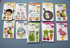 Doodlebug Design, Shaker Pops, Doodle-Pops, Bella Pops Cardstock Sticker Lot