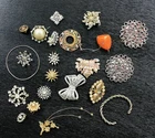 Vintage Costume Jewelry Lot of Necklaces/ Bracelets/Brooches