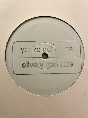 Olive   Youre Not Alone DJ Hype & Roni Size Remixes 10'' Jungle Drum & Bass Vinyl