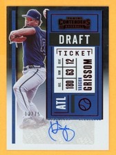 VAUGHN GRISSOM 2020 Contenders Draft Ticket Red Autograph Rookie AUTO SER # /75
