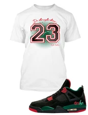 Radio Raheem Graphic Sneaker Tee Shirt Match J4 Do the Right Thing Big Tall