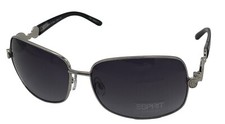 Esprit Womens Sunglass Silver Black Fashion Aviator, Gradient Lens 19324 538