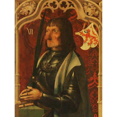 Portrait Henry IV Naaldwijk Marshall Holland Canvas Wall Art Print Poster