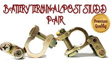 PEUGEOT CAR VAN ENGINE BATTERY TERMINAL CONNECTION NEGETIVE/POSITIVE BRASS CLAMP