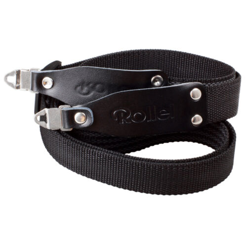 Bracelet épaulière col en nylon noir pour appareil photo Rolleiflex 6008 6003 6001 6000 2,8 GX - Photo 1/5