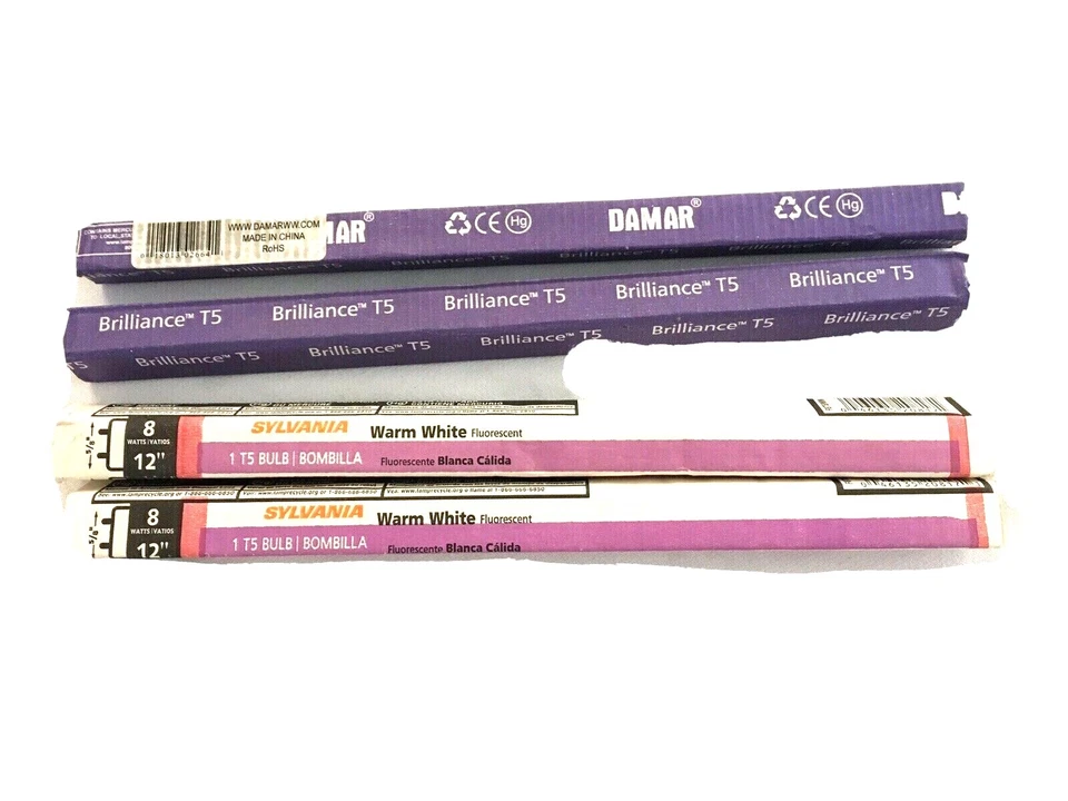 Sylvania T5 12” Floressent Bulbs & Damar T5 12” - Image 2 of 4