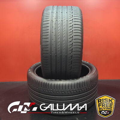 Set of 2 Tires Continental PremiumContact 6 R22 315/30/22 3153022 No Patch 86291