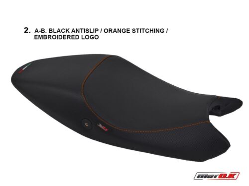 Ducati Monster 696/796/1100 MOTOK Seat Cover Waterproof Anti Slip Orange Linen - Picture 1 of 1
