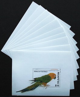 10 x Niuafo'ou 2018 Block 82 MNH Wildlife Photograph Birds Birds Parrot
