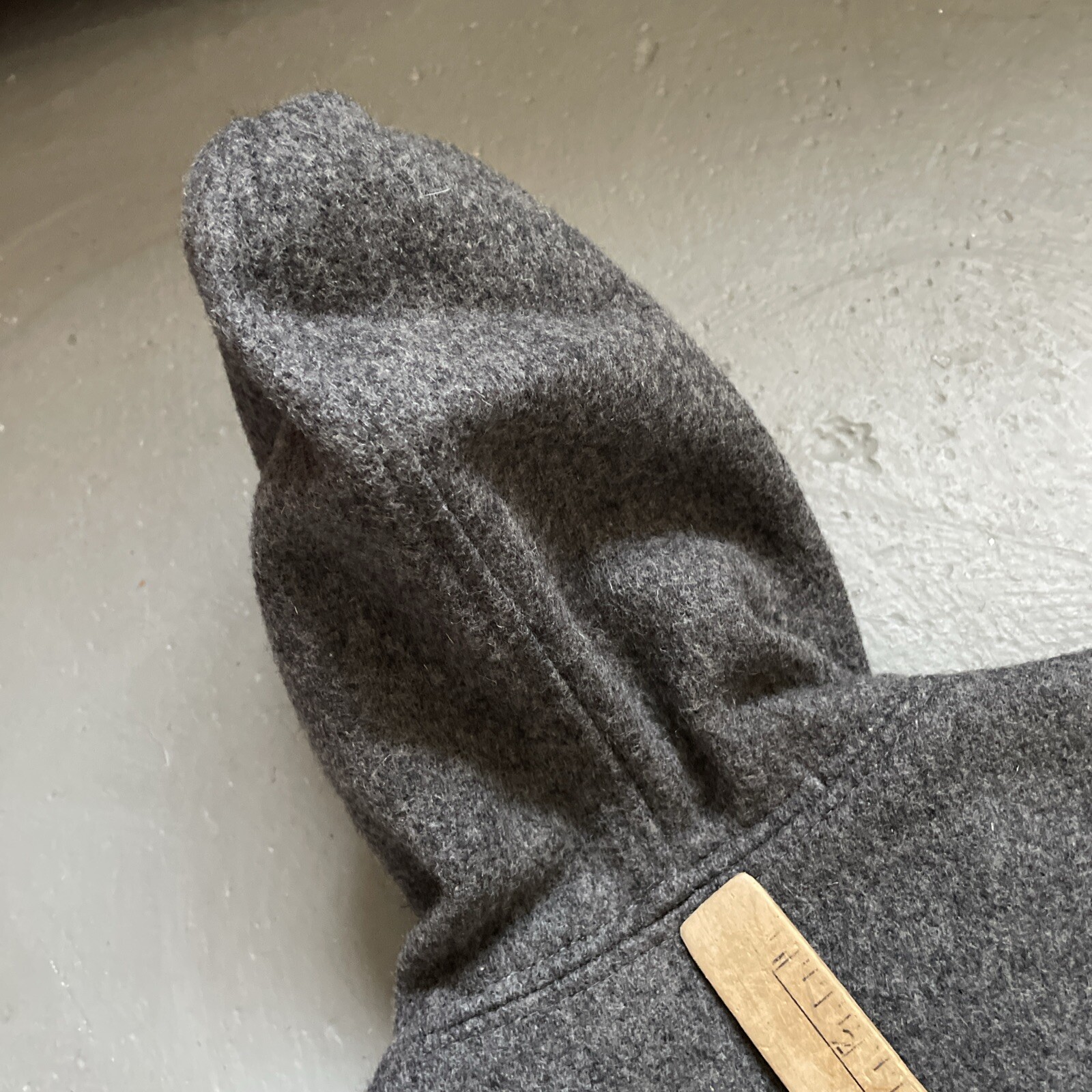 Vintage Schott AT078 Wool Toggle Parka Duffel Style Long Jacket Made In USA L