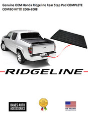 Genuine Oem Honda Ridgeline Rear Step Pad Complete Combo Kit  2006-2008