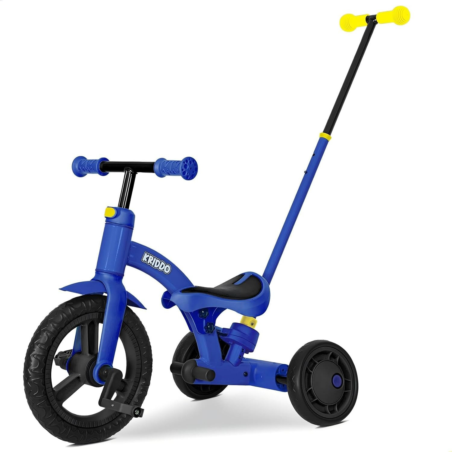 4-In-1 Kids Tricycle for 1.5 to 3 Yea Old with Parent Steeri