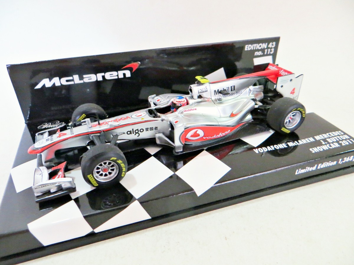 MINICHAMPS 'McLAREN MERCEDES. JENSON BUTTON SHOWCAR 2011' 1:43 MIB