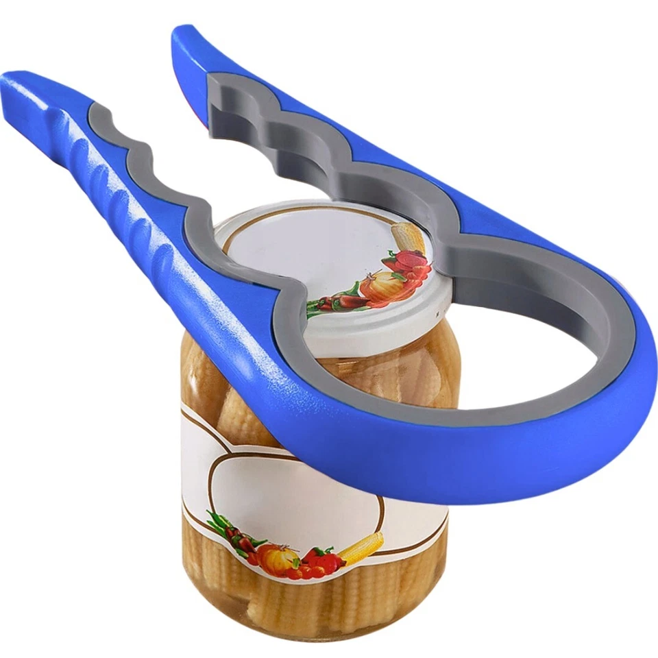 Deckelöffner Glasöffner Schraubdeckelöffner Vielzwecköffner Gläser Deckel Öffner - Bild 3 von 4